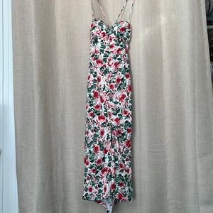 Floral Spaghetti Strap Maxi Dress